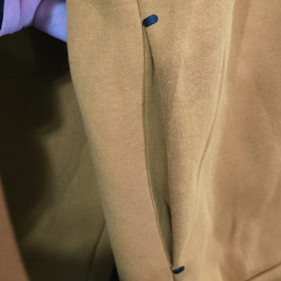 Nike Tech Fleece Jacket Men's size 2XL Mustard Colored Hoodie Full Zip. New with - Picture 4 of 7